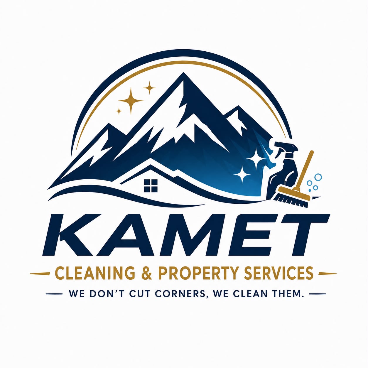 Kamet Cleaning & Property Service Logo